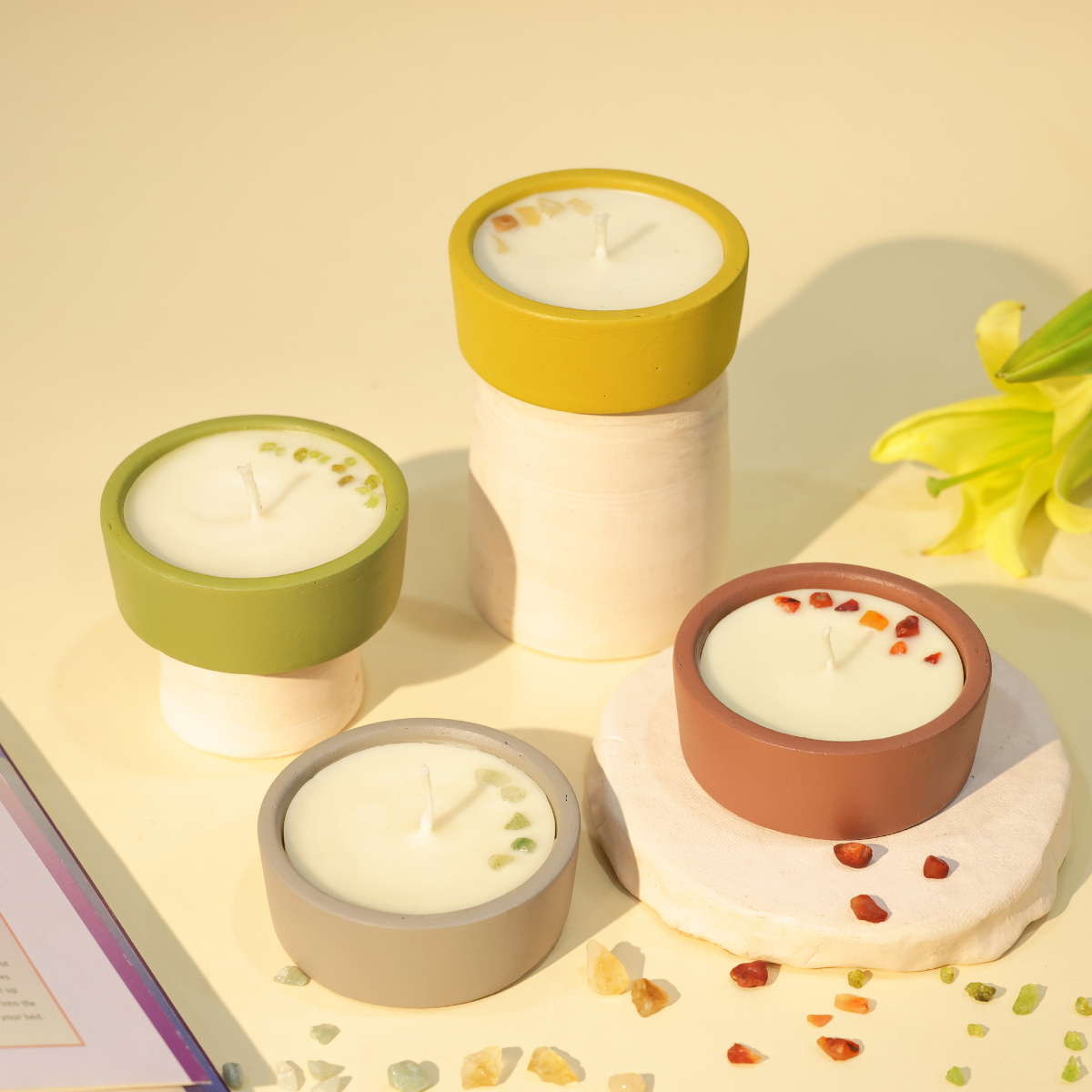 EKAARA candle set – Earth-Inspired Candle Set (Set of 4)