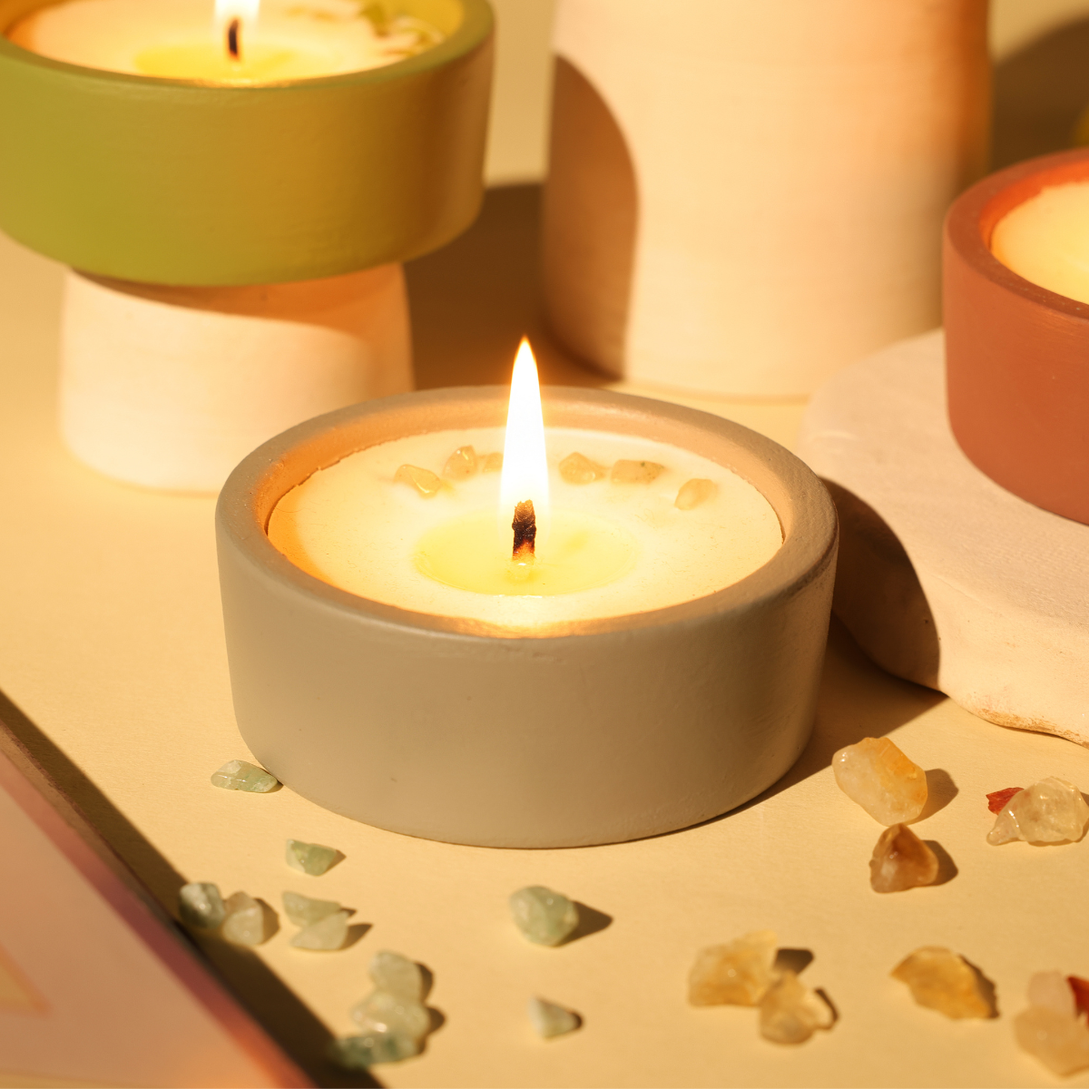 EKAARA candle set – Earth-Inspired Candle Set (Set of 4)
