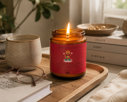 Soy wax candle - Manifestation Candle -  Abundance