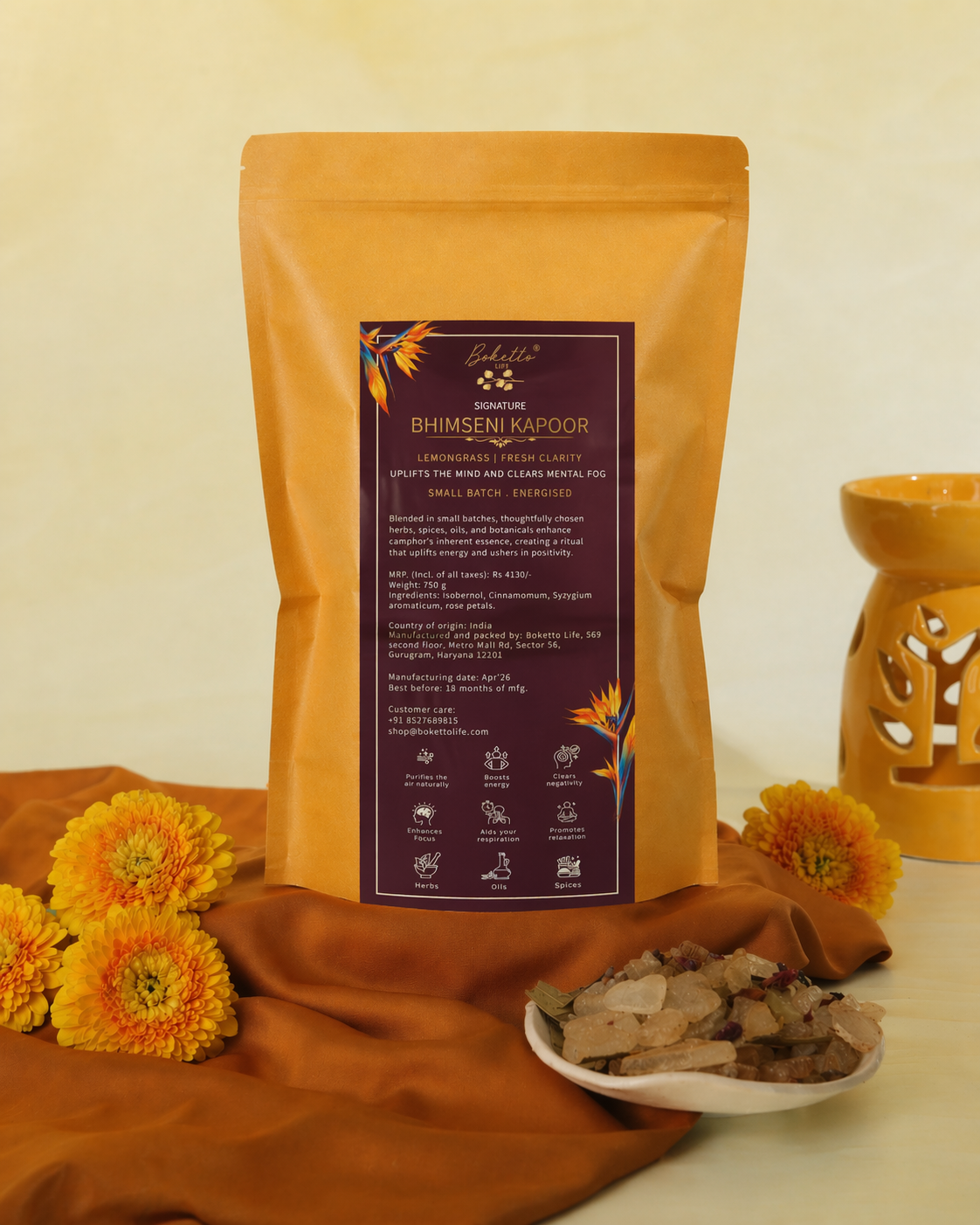 Signature Bhimseni Kapoor / Camphor - Lemongrass
