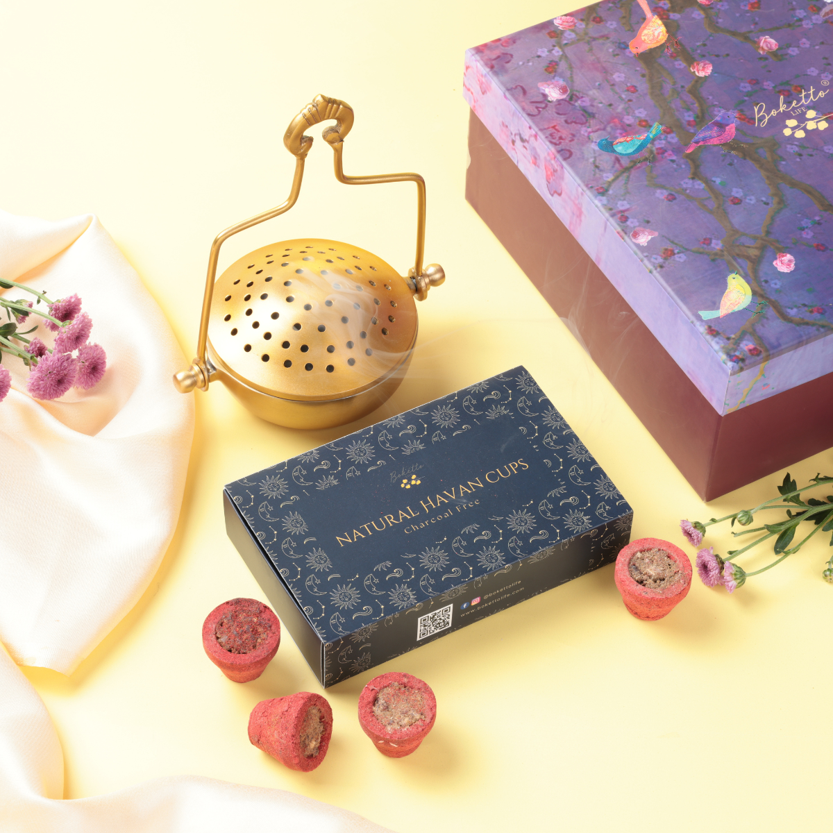 Ember Censer & Sambhrani Cups Gift Set