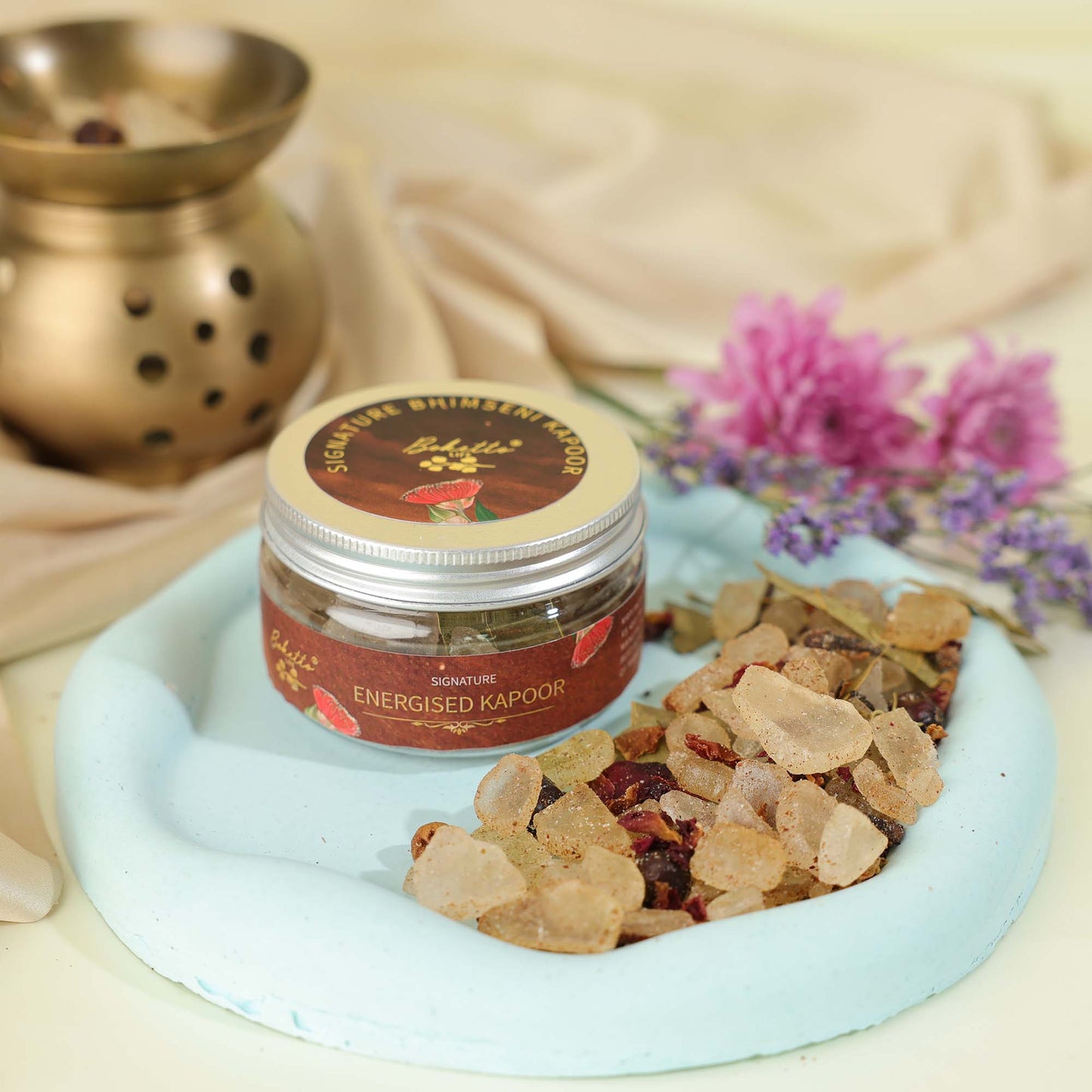 Energised Signature Bhimseni Kapoor / Camphor - Sandalwood -70G