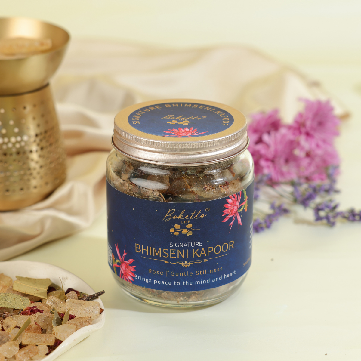 Singnature Bhimseni Kapoor / Camphor - Original Rose