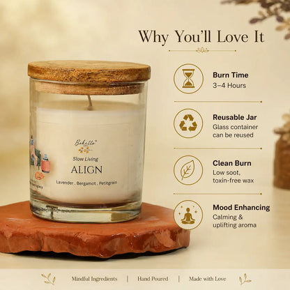 Align Candle – Lavender, Bergamot & Petitgrain