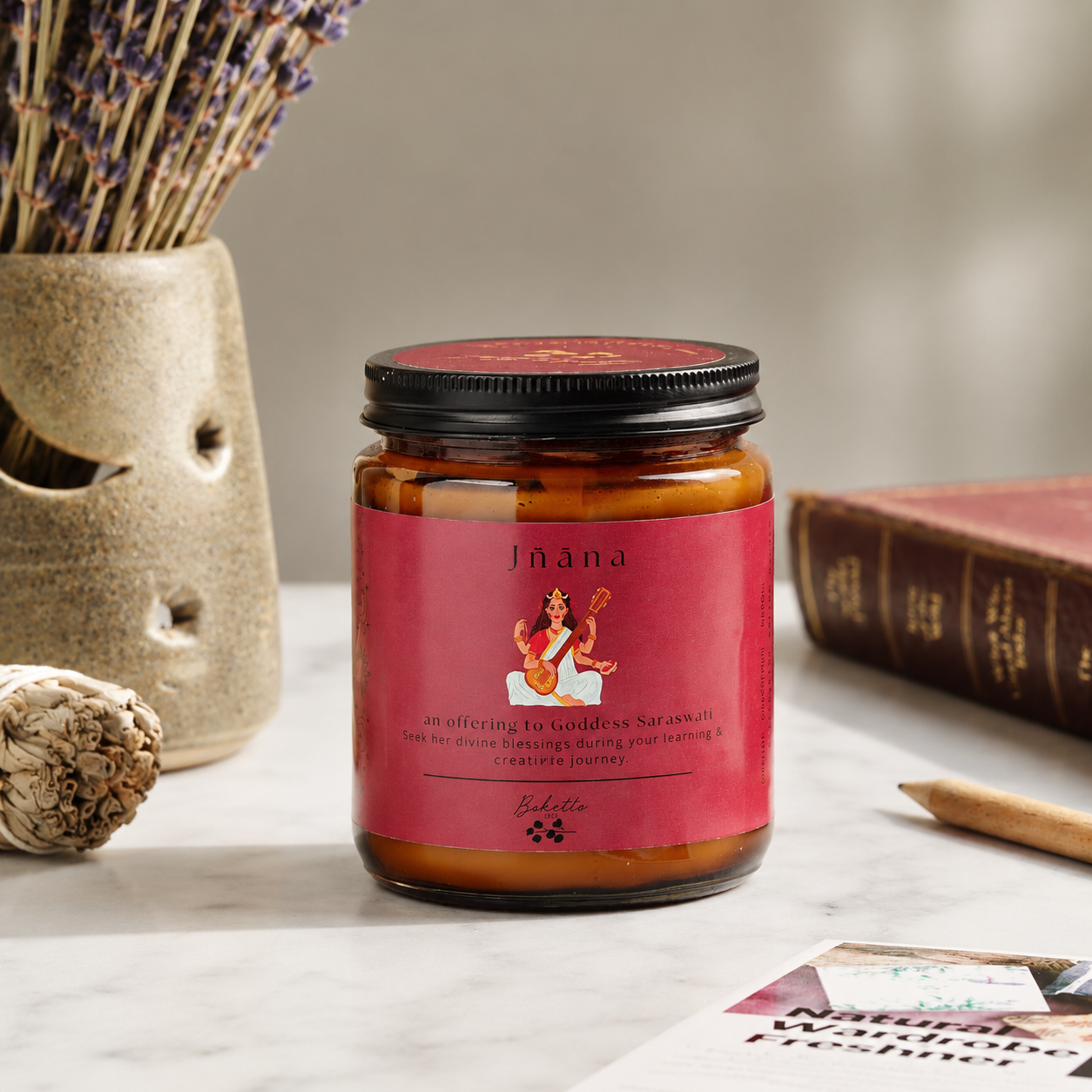 Soy wax candle - Manifestation Candle -  Jñāna