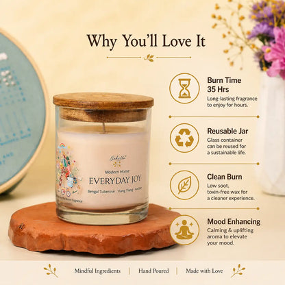 Everyday Joy Candle – Bengal Tuberose, Ylang Ylang & Amber