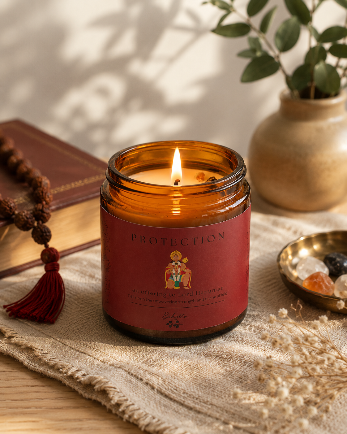 Soy wax candle - Manifestation Candle -  Protection