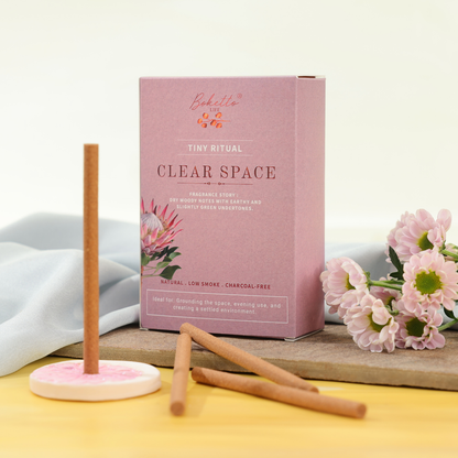 TINY RITUAL – CLEAR SPACE BAMBOOLESS INCENSE