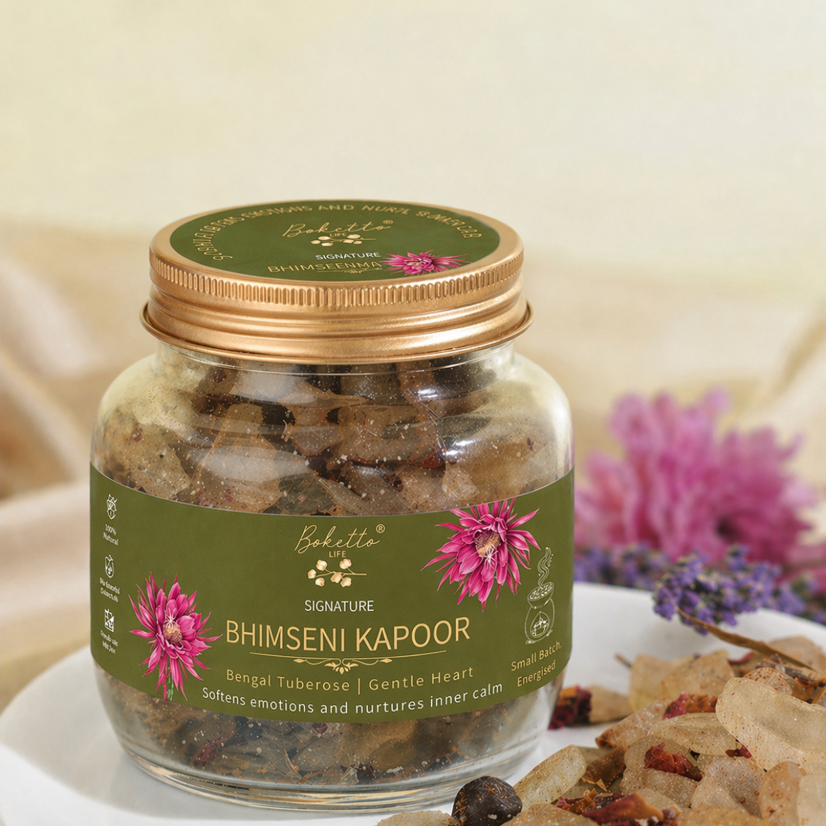 Energised Signature Bhimseni Kapoor / Camphor - Bengal Tuberose