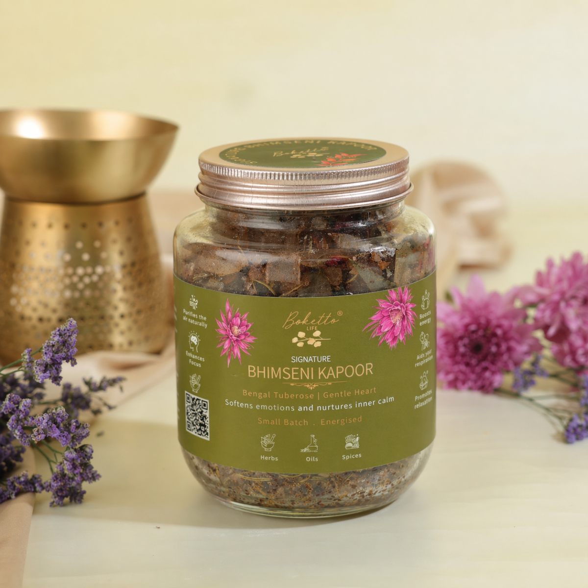 Energised Signature Bhimseni Kapoor / Camphor - Bengal Tuberose