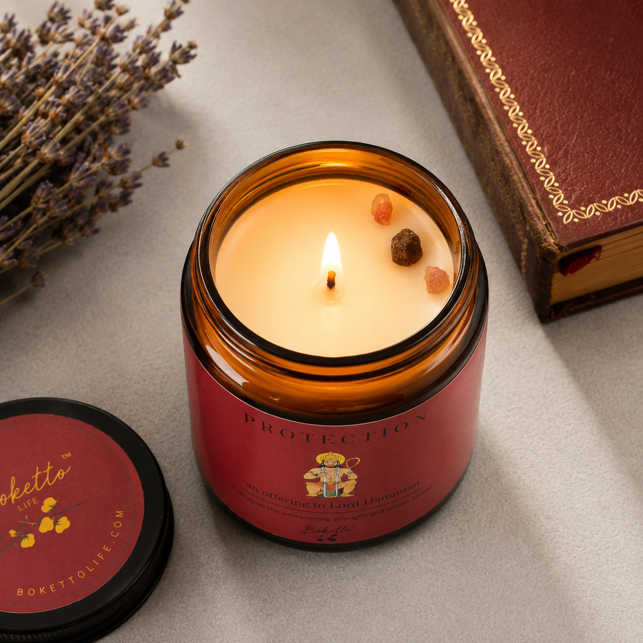 Soy wax candle - Manifestation Candle -  Protection