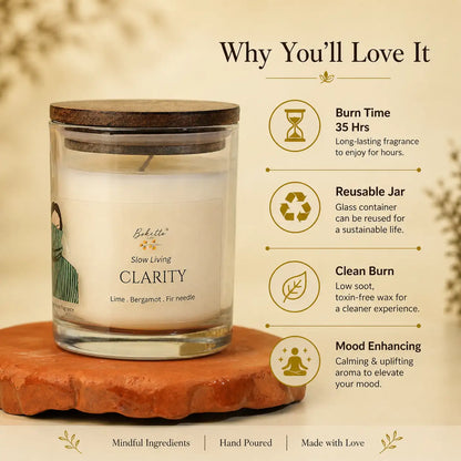 Clarity Candle – Lime, Bergamot & Fir Needle