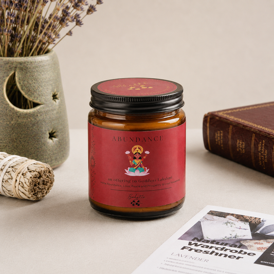 Soy wax candle - Manifestation Candle -  Abundance