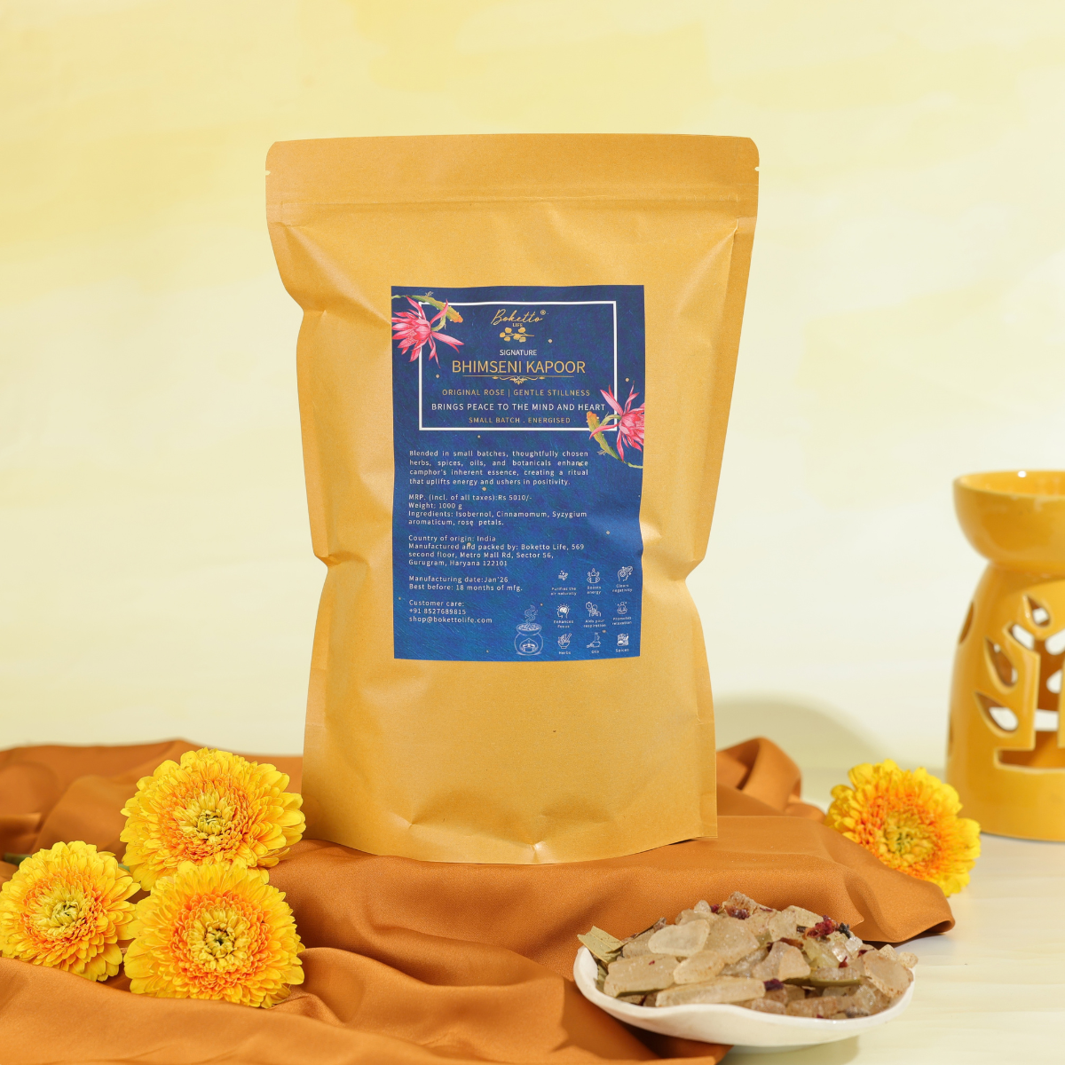 Singnature Bhimseni Kapoor / Camphor - Original Rose