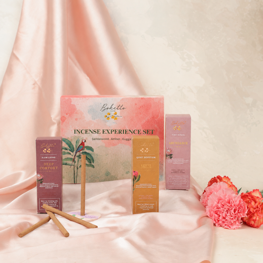 Incense Experience Set - Sandalwood, Amber and Guggal