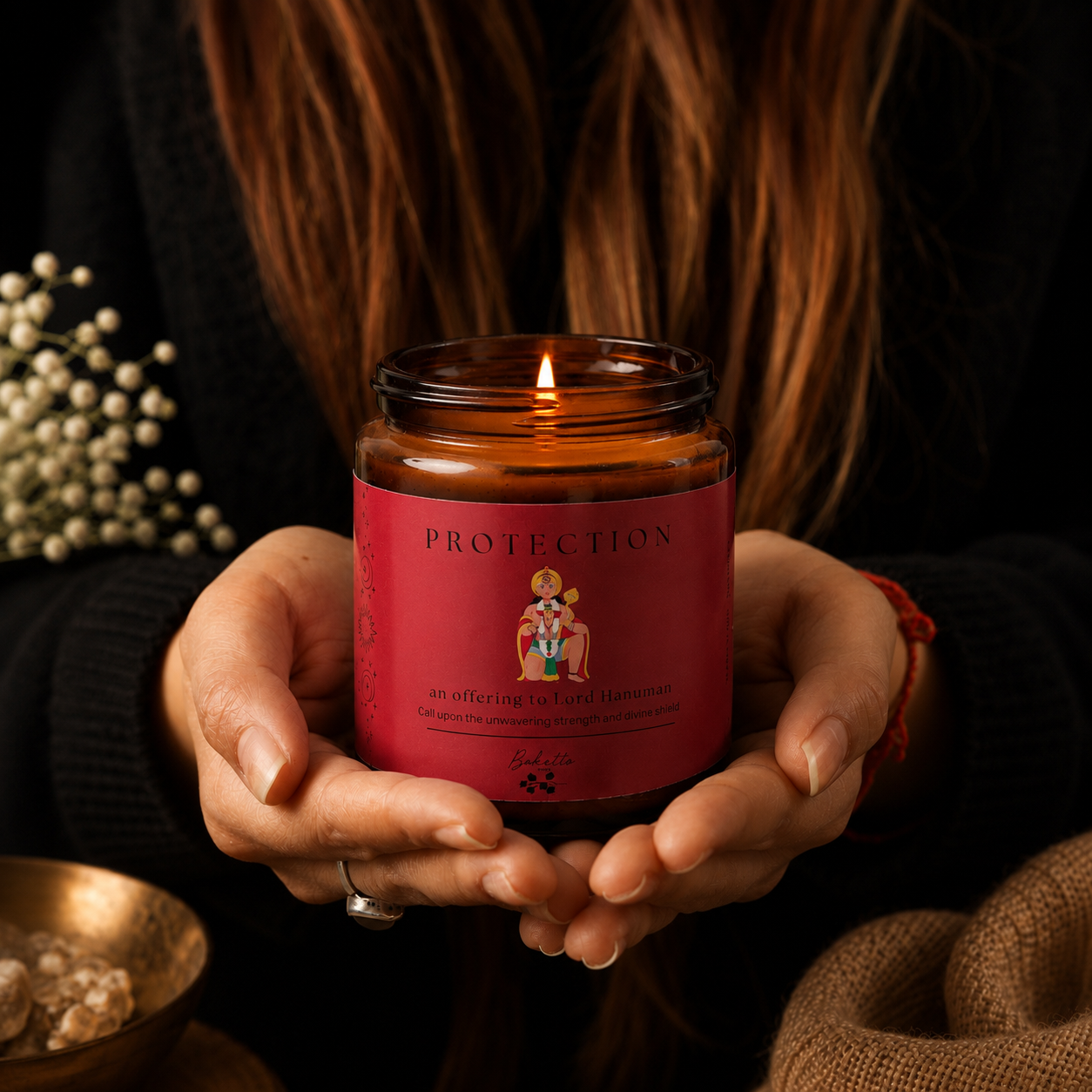 Soy wax candle - Manifestation Candle -  Protection
