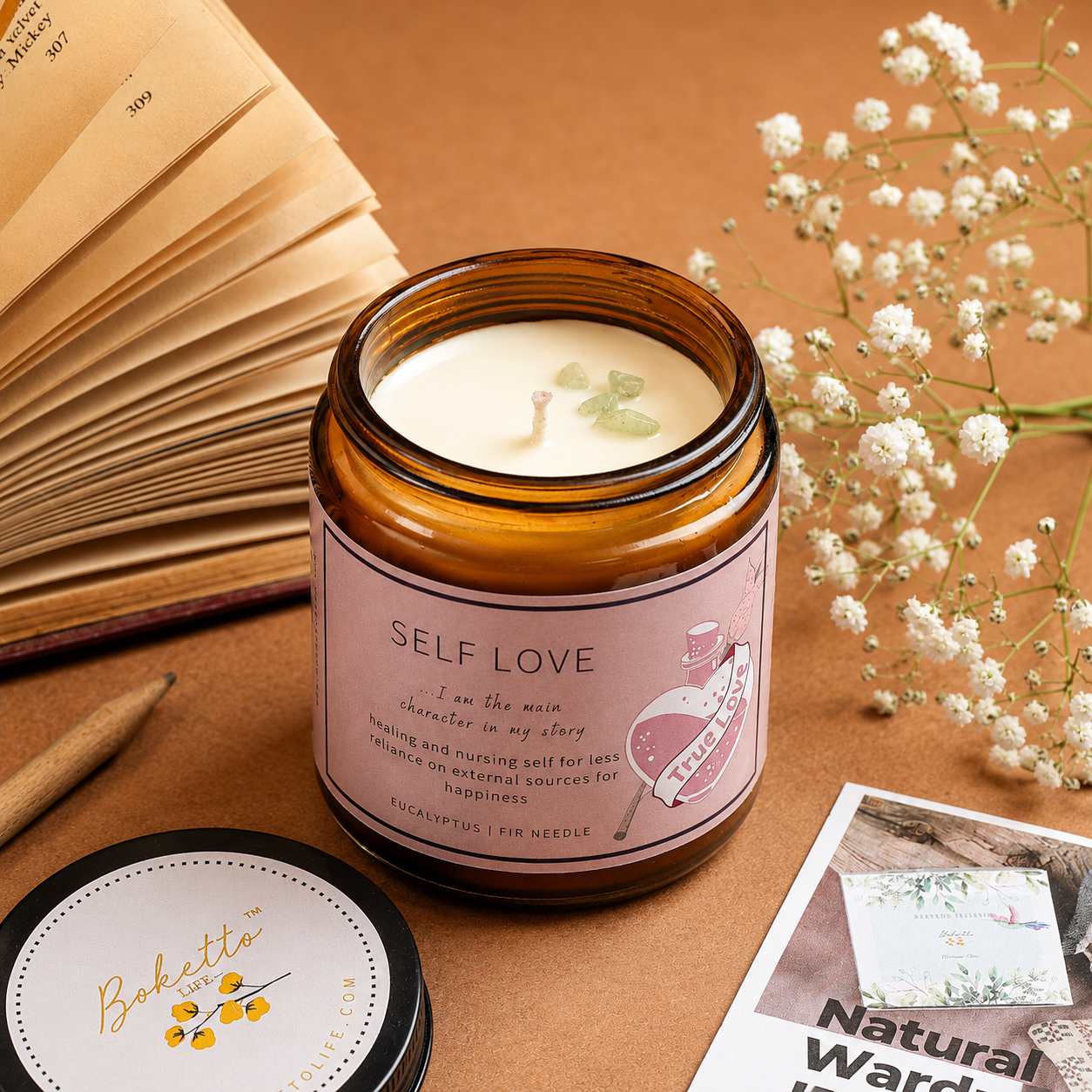 Soy wax candle - Meditation Candle - Self Love