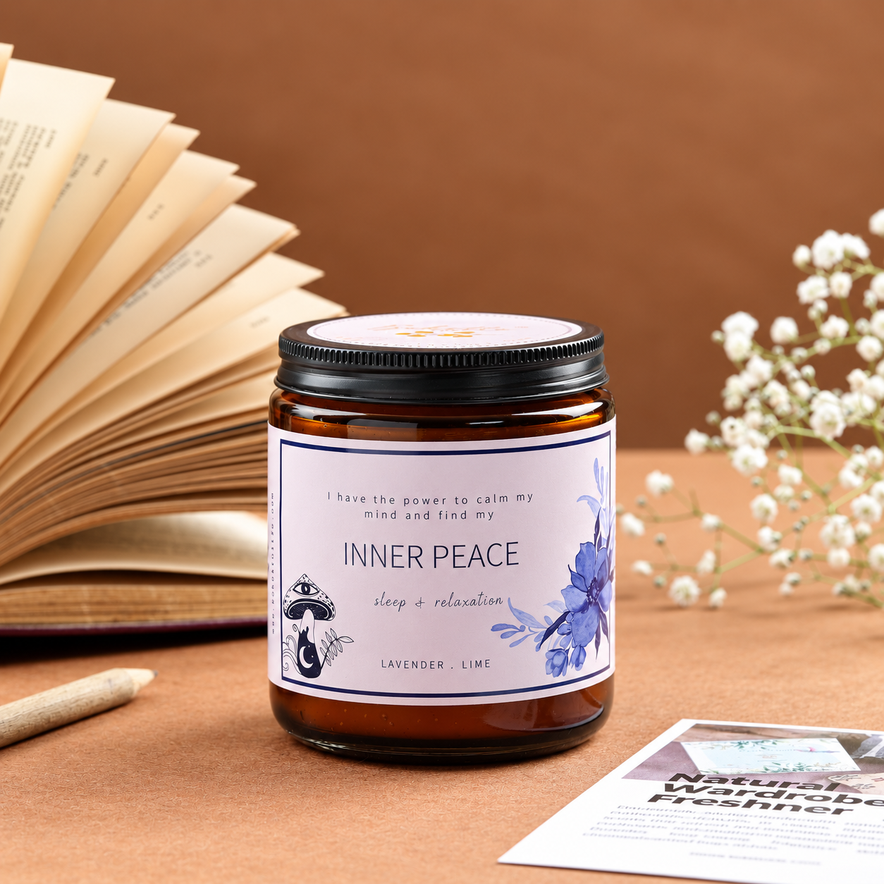 Soy wax candle - Meditation Candle - Inner Peace