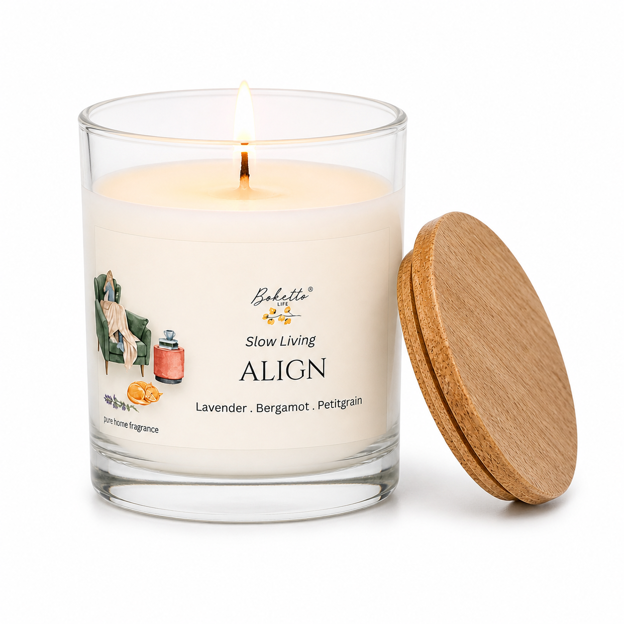 Align Candle – Lavender, Bergamot & Petitgrain