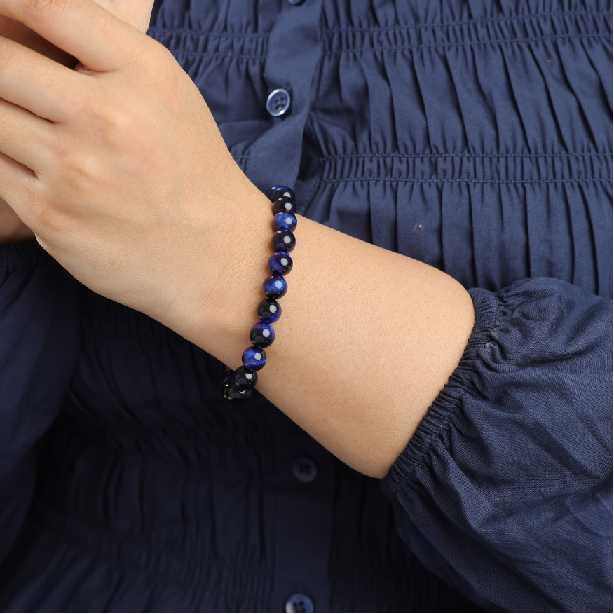 Blue Tiger's Eye Bracelet