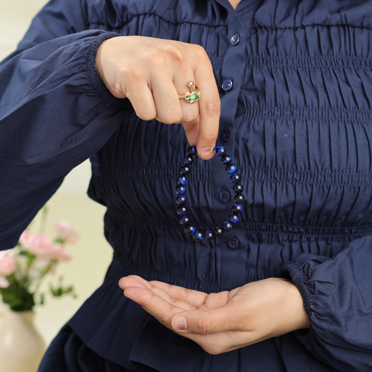 Blue Tiger's Eye Bracelet
