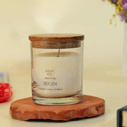Begin Candle – Mandarin, Neroli & Petitgrain