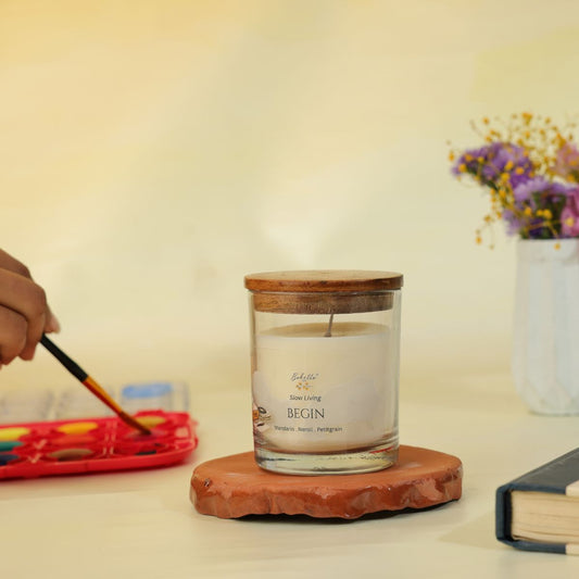 Begin Candle – Mandarin, Neroli & Petitgrain