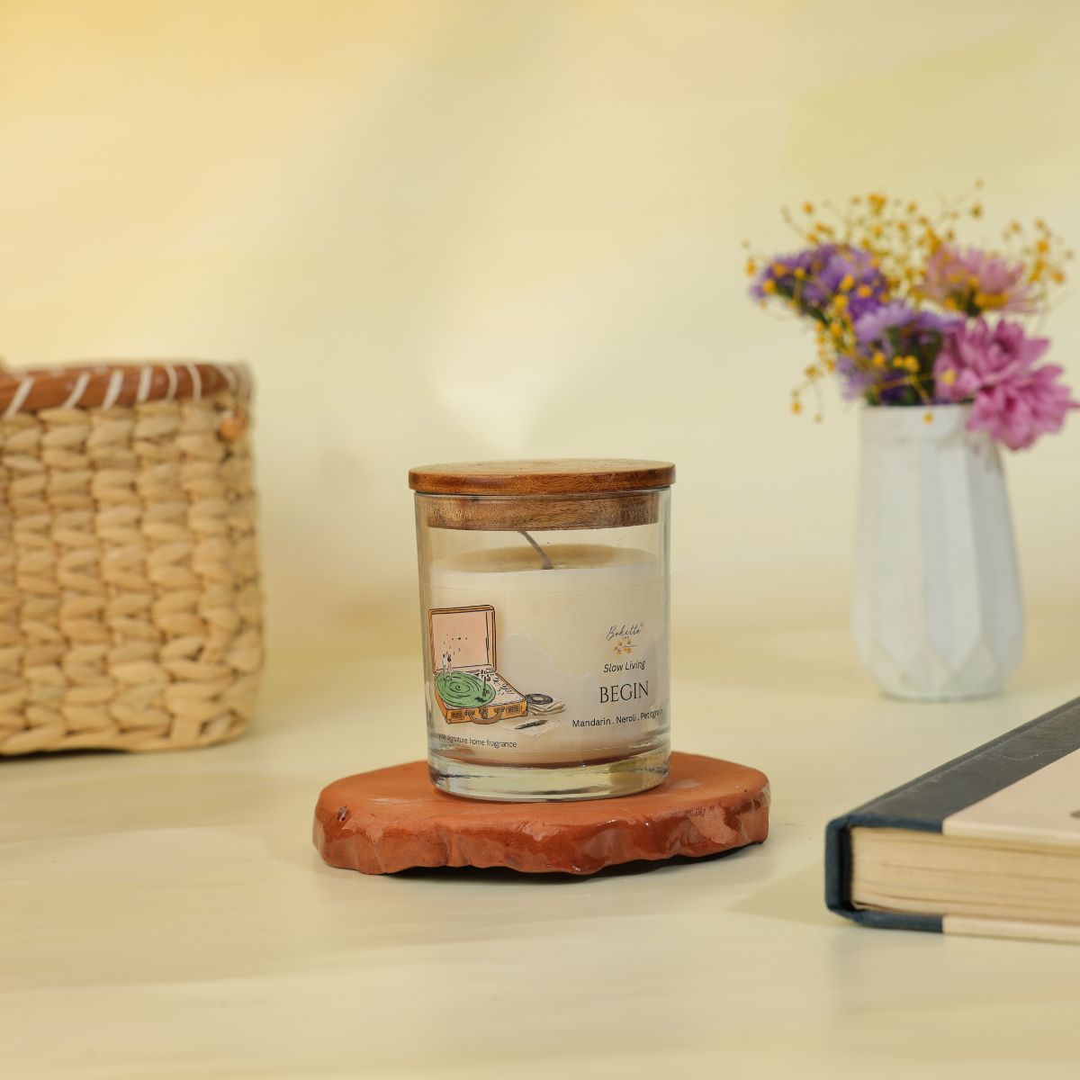 Begin Candle – Mandarin, Neroli & Petitgrain