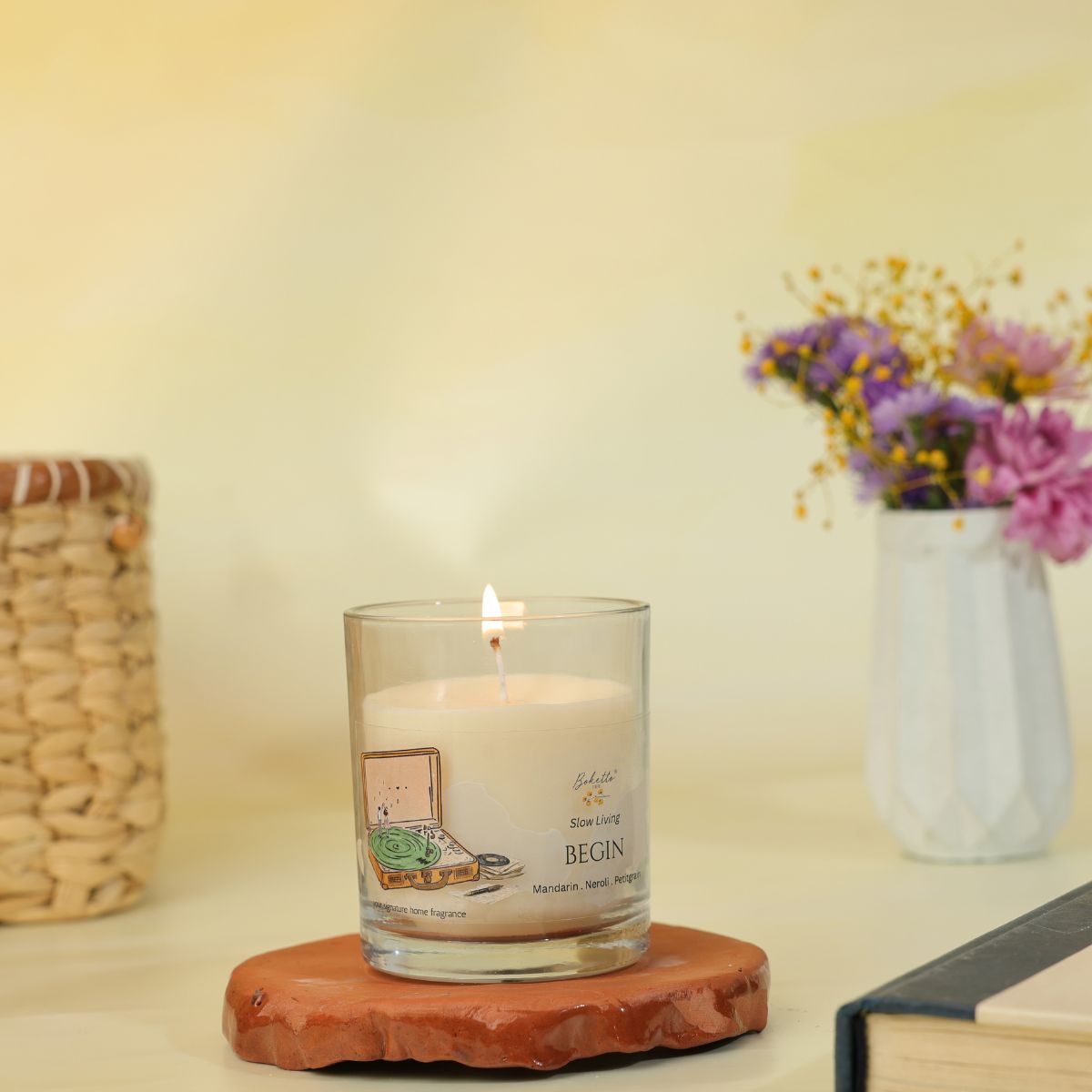 Begin Candle – Mandarin, Neroli & Petitgrain