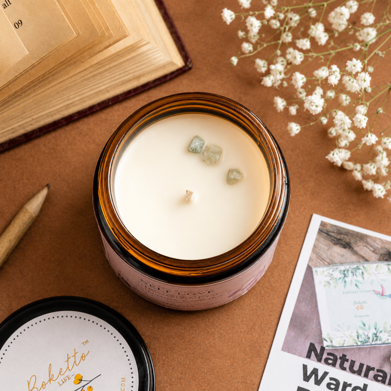 Soy wax candle - Meditation Candle - Self Love
