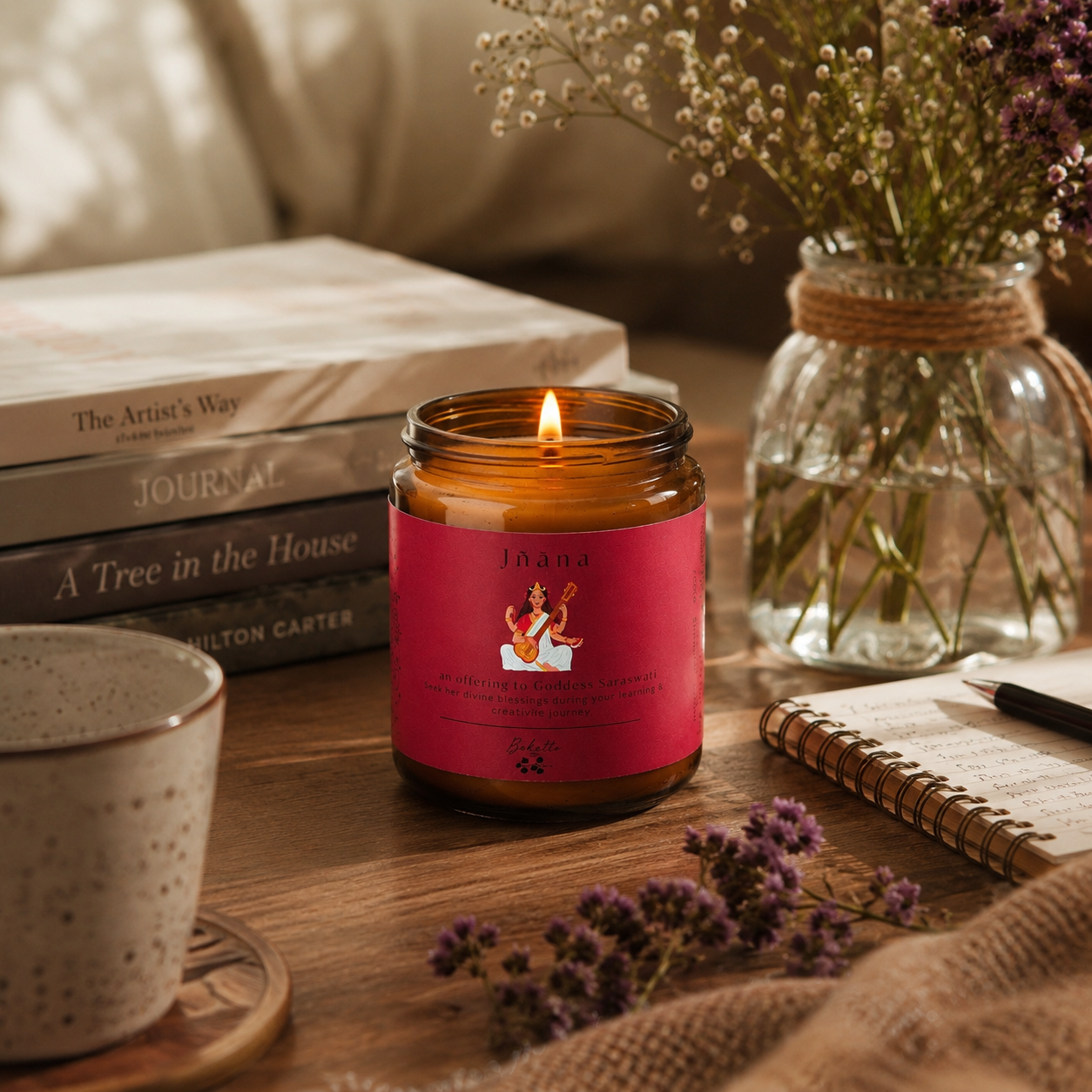Soy wax candle - Manifestation Candle -  Jñāna