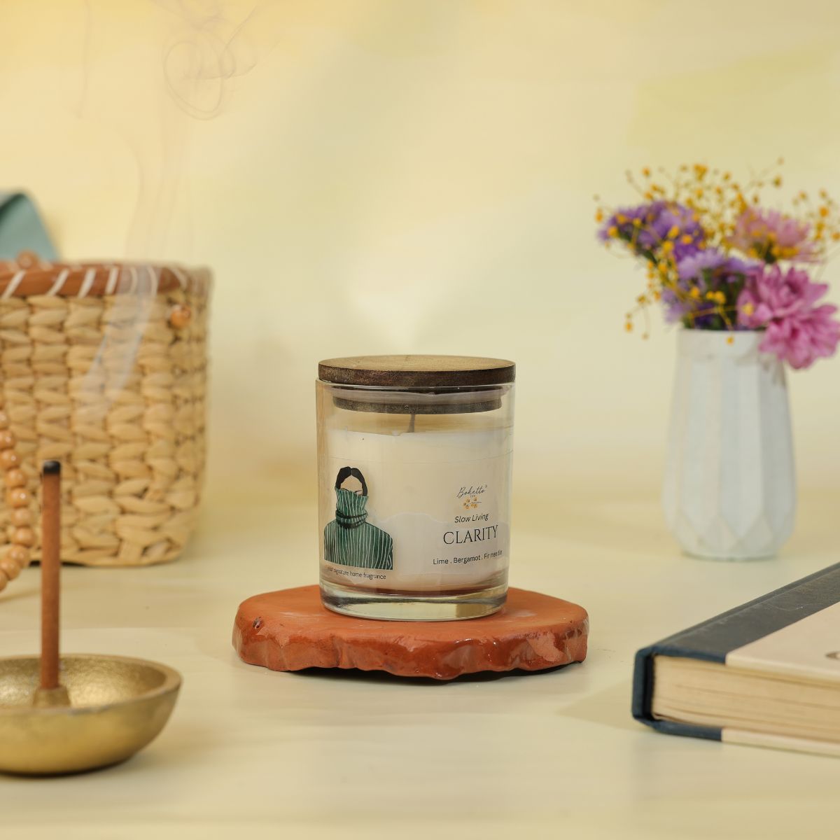Clarity Candle – Lime, Bergamot & Fir Needle