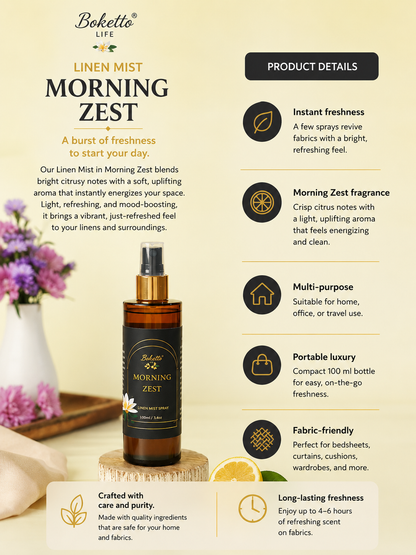 Linen Mist - Moring Zest