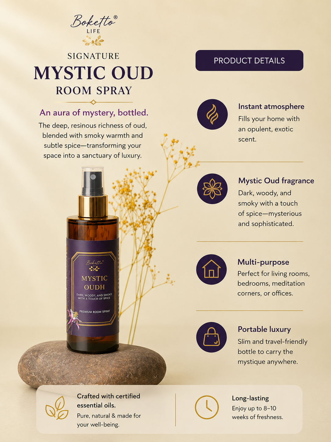 Room Spray – Mystic Oudh
