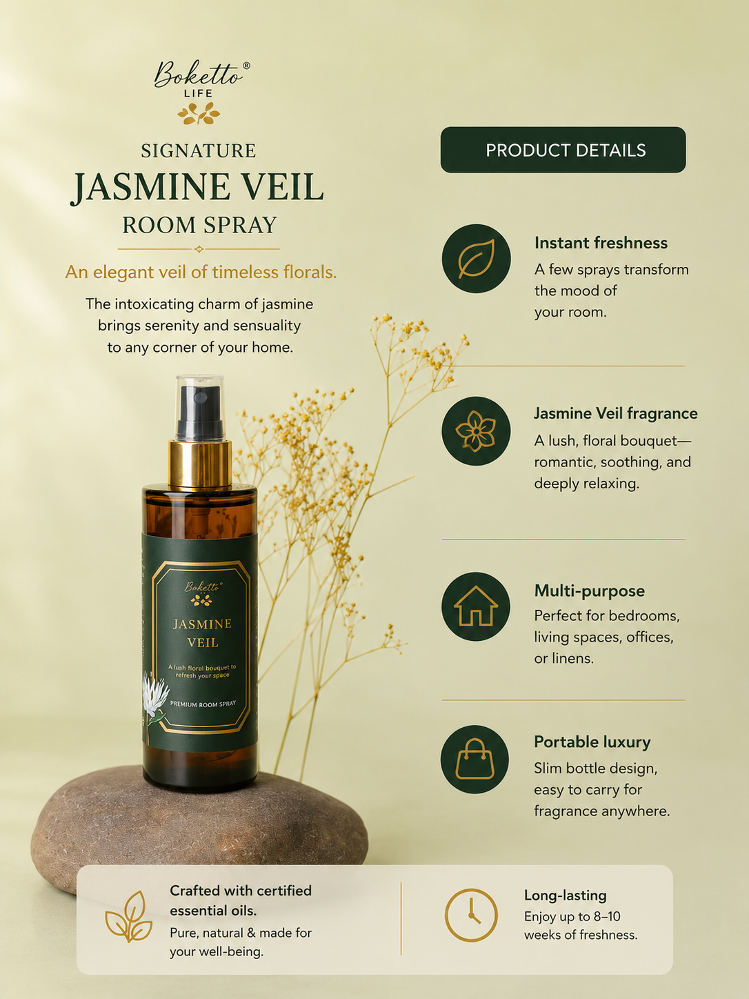 Room Spray – Jasmine Veil