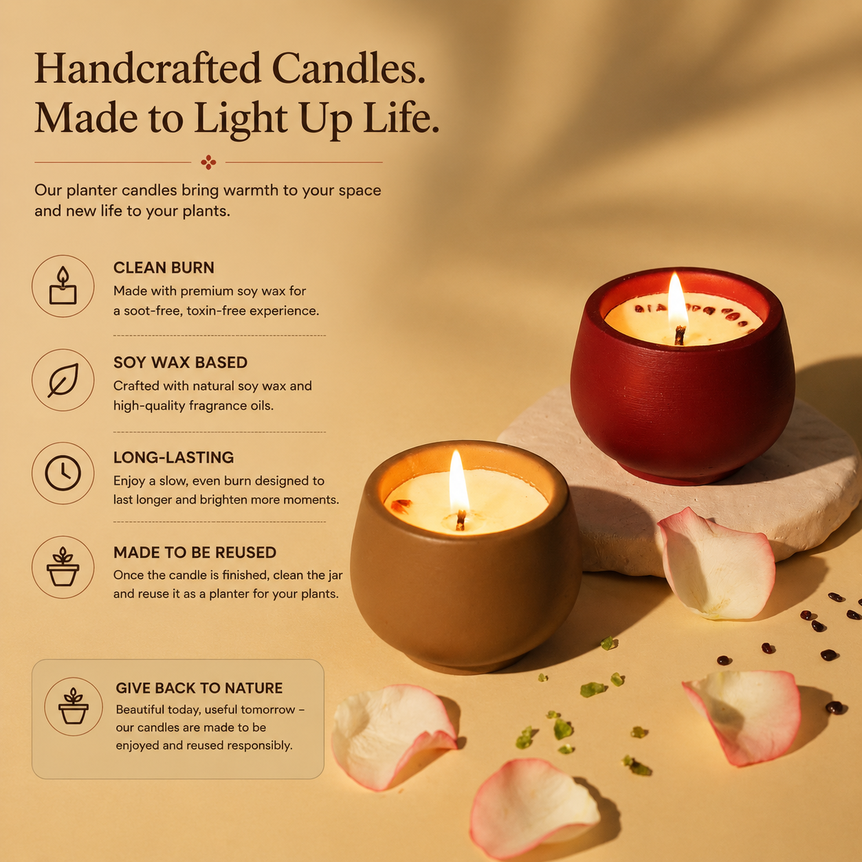Som Saanjh(Planter Candle)