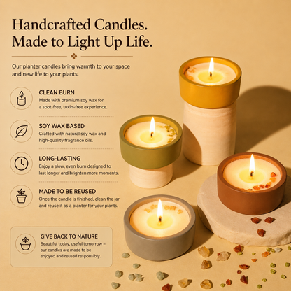 EKAARA candle set – Earth-Inspired Candle Set (Set of 4)