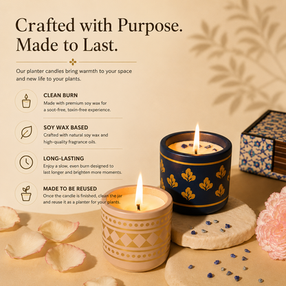 Aarambh Utsah (Planter Candle)