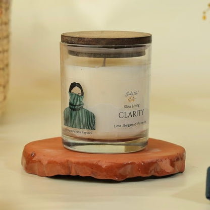 Clarity Candle – Lime, Bergamot & Fir Needle