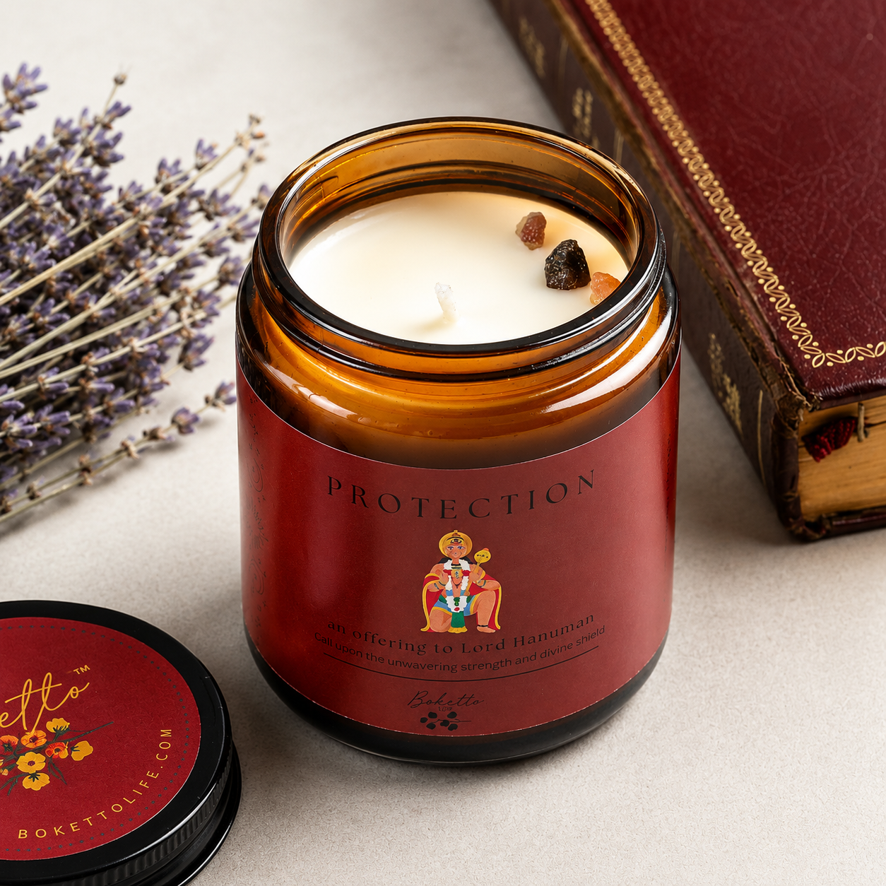 Soy wax candle - Manifestation Candle -  Protection