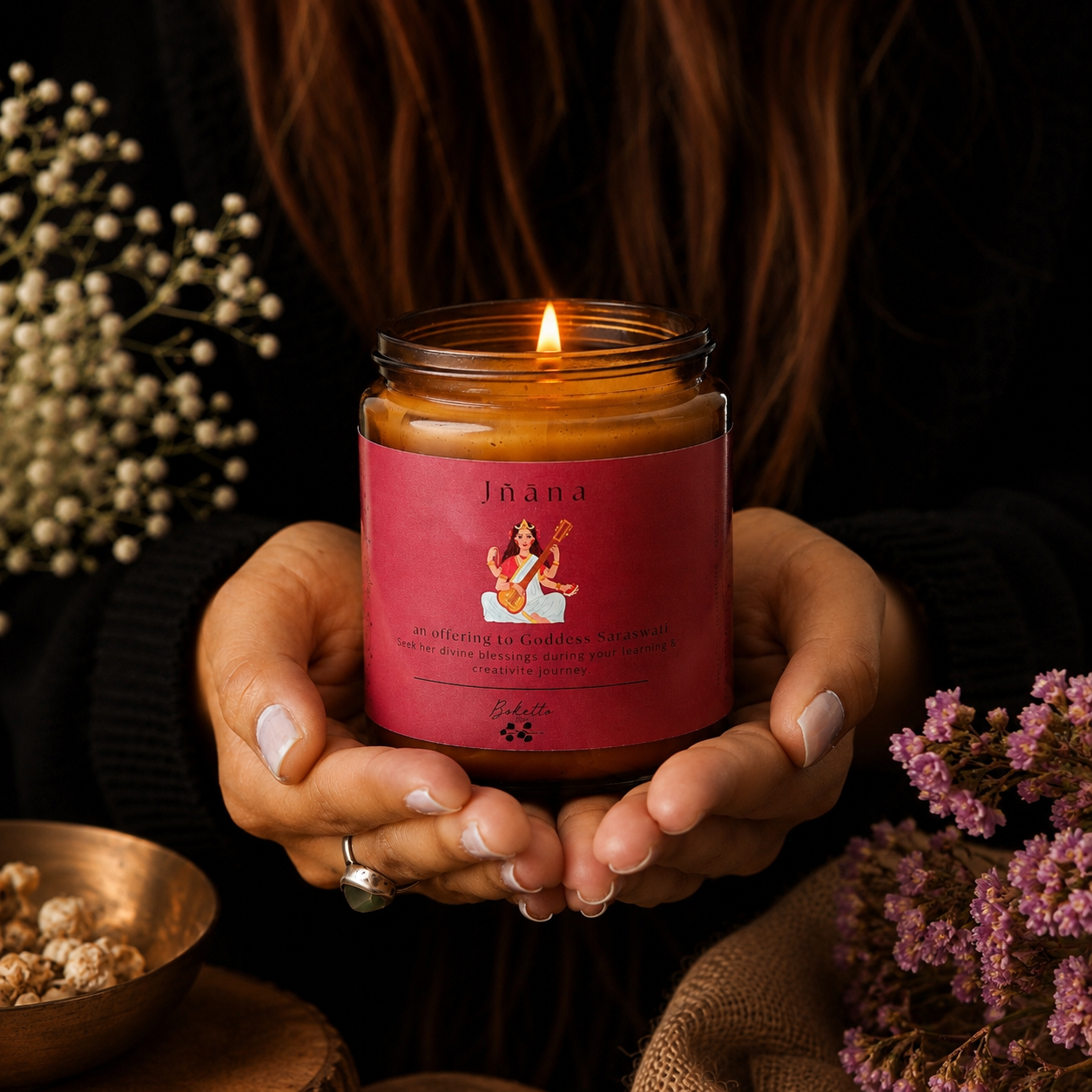 Soy wax candle - Manifestation Candle -  Jñāna