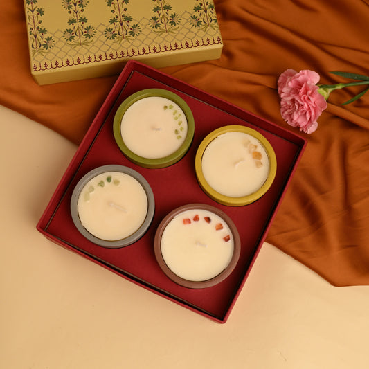 EKAARA candle set – Earth-Inspired Candle Set (Set of 4)