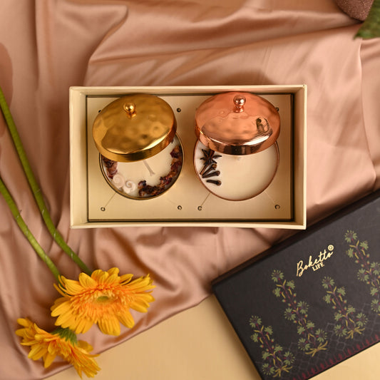 Soy Wax Scented Candles Set - Lakshmi And Ganesha