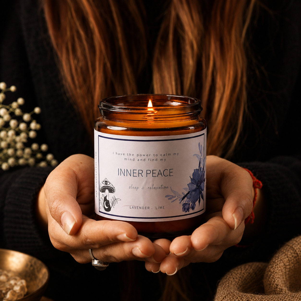Soy wax candle - Meditation Candle - Inner Peace