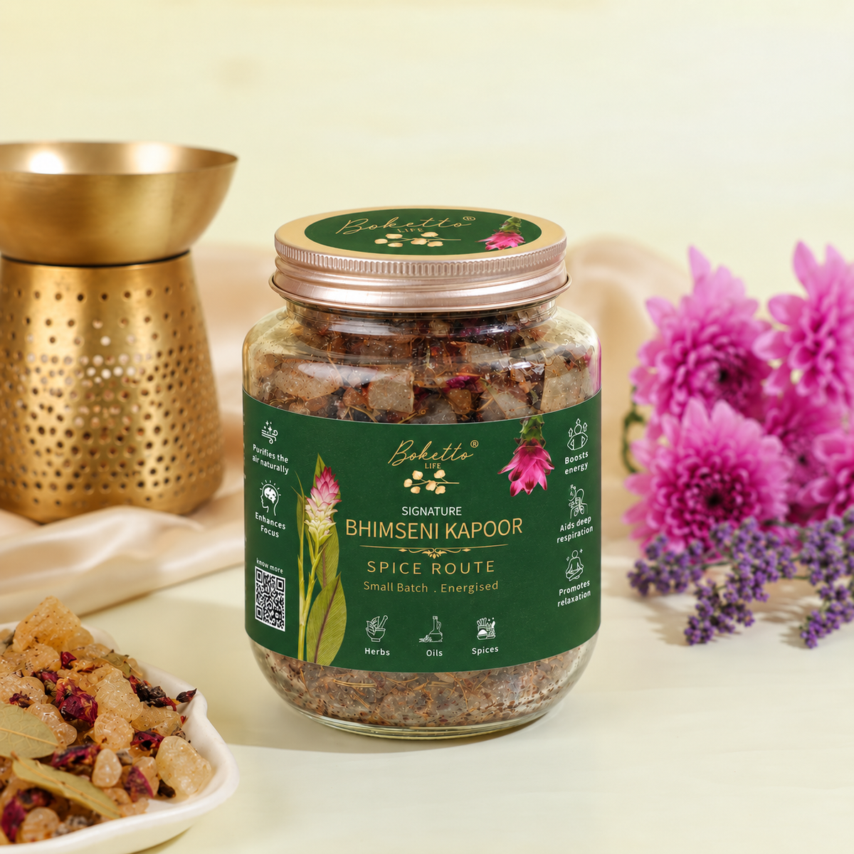 Energised Signature Bhimseni Kapoor / Camphor - Spice Route