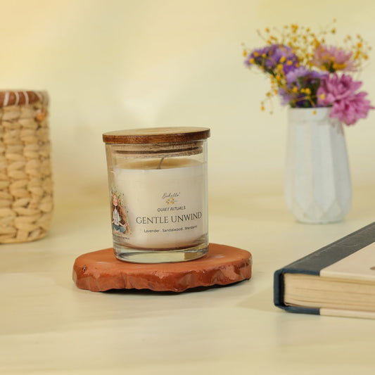 Gentle Unwind Candle – Lavender, Sandalwood & Mandarin