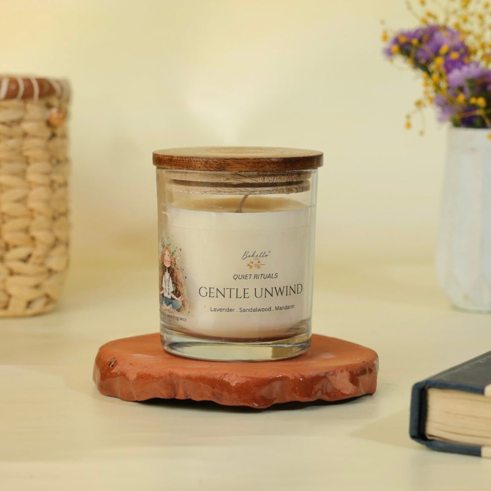 Gentle Unwind Candle – Lavender, Sandalwood & Mandarin