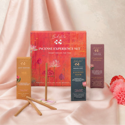 Incense Experience Set - Bengal Tuberose . Oud . Rose