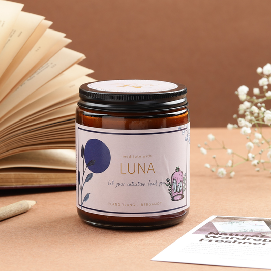 Soy wax candle - Meditation Candle - Luna