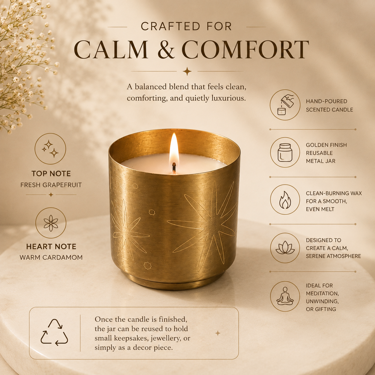 Nakshatra - Soy Wax Candle